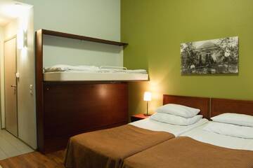 Фото номера Стандартный двухместный номер с 2 отдельными кроватями Отель Sport &amp; Spa Hotel Vesileppis г. Леппявирта 2