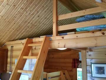 Фото номера Небольшой коттедж с видом на озеро Кемпинги Mansikkaharju Holiday Camp г. Леппявирта 10