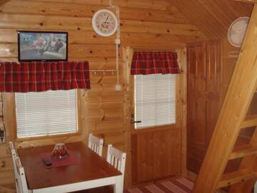 Фото номера Небольшой коттедж с видом на озеро Кемпинги Mansikkaharju Holiday Camp г. Леппявирта 11
