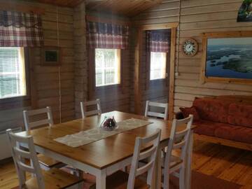 Фото номера Коттедж с 2 спальнями Кемпинги Mansikkaharju Holiday Camp г. Леппявирта 13