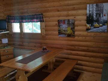 Фото номера Большой коттедж с видом на озеро Кемпинги Mansikkaharju Holiday Camp г. Леппявирта 9