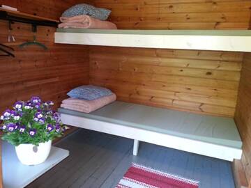 Фото номера Коттедж &quot;Эконом&quot; с общей ванной комнатой Кемпинги Mansikkaharju Holiday Camp г. Леппявирта 3