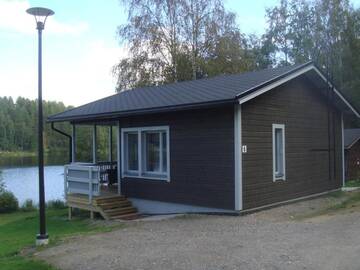 Фото номера Вилла с 1 спальней и сауной Кемпинги Mansikkaharju Holiday Camp г. Леппявирта 10