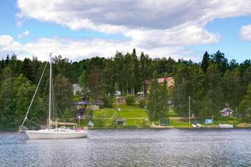 Фото номера Большой коттедж с видом на озеро Кемпинги Mansikkaharju Holiday Camp г. Леппявирта 22