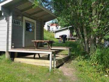 Фото номера Коттедж Laavu Кемпинги Mansikkaharju Holiday Camp г. Леппявирта 4
