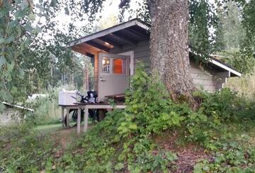Фото номера Коттедж Laavu Кемпинги Mansikkaharju Holiday Camp г. Леппявирта 6