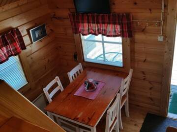 Фото номера Небольшой коттедж с видом на озеро Кемпинги Mansikkaharju Holiday Camp г. Леппявирта 18