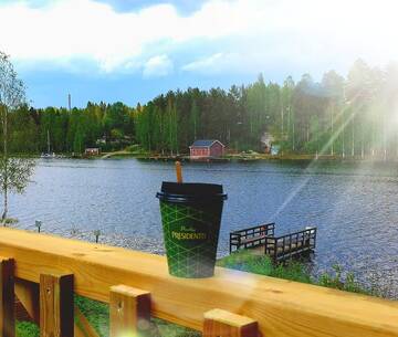 Фото номера Коттедж Iglu с видом на озеро Кемпинги Mansikkaharju Holiday Camp г. Леппявирта 12
